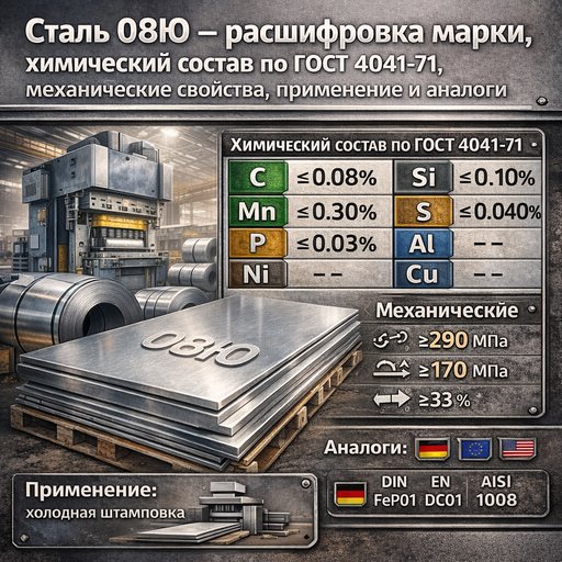 Сталь 08Ю