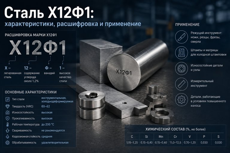 Сталь Х12Ф1