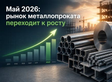 Апрель 2026: строительный сезон может подтолкнуть спрос на металлопрокат